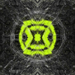 aus dem Zyklus Lebenszeichen, "Muster 7 Gelbgrün", Fotografie, digitale Bearbeitung und Zeichnung, 13 x 13 cm, Auflage 10