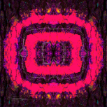 aus dem Zyklus Lebenszeichen, "Muster 1 Pink", Fotografie, digitale Bearbeitung und Zeichnung, 13 x 13 cm, Auflage 10